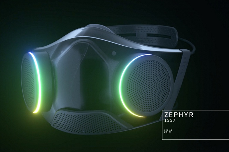 «Самая умная защитная маска в мире» с подсветкой и усилителем голоса обрела имя Razer Zephyr и примерный срок выхода на рынок